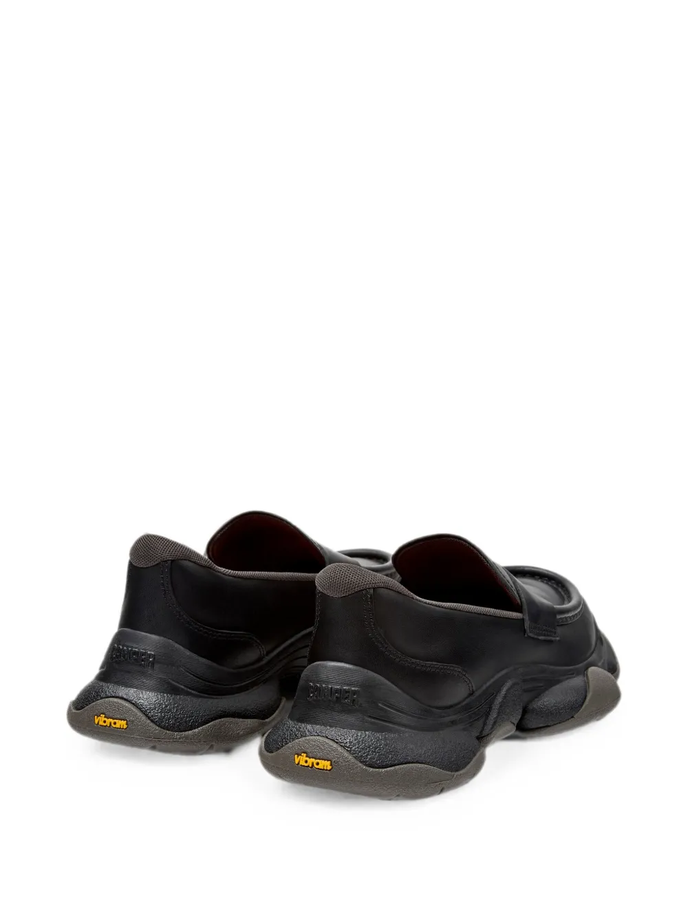 Camper Karst leren loafers Zwart
