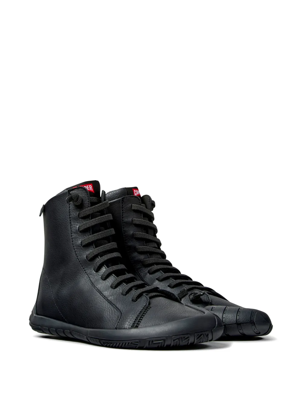 Camper Peu Path+ leather ankle boots Zwart
