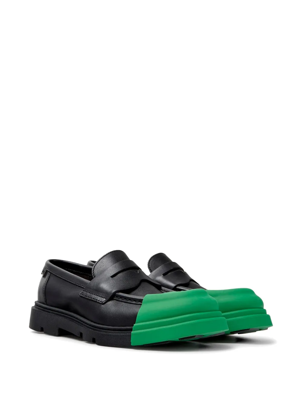 Camper Junction leather loafers Zwart