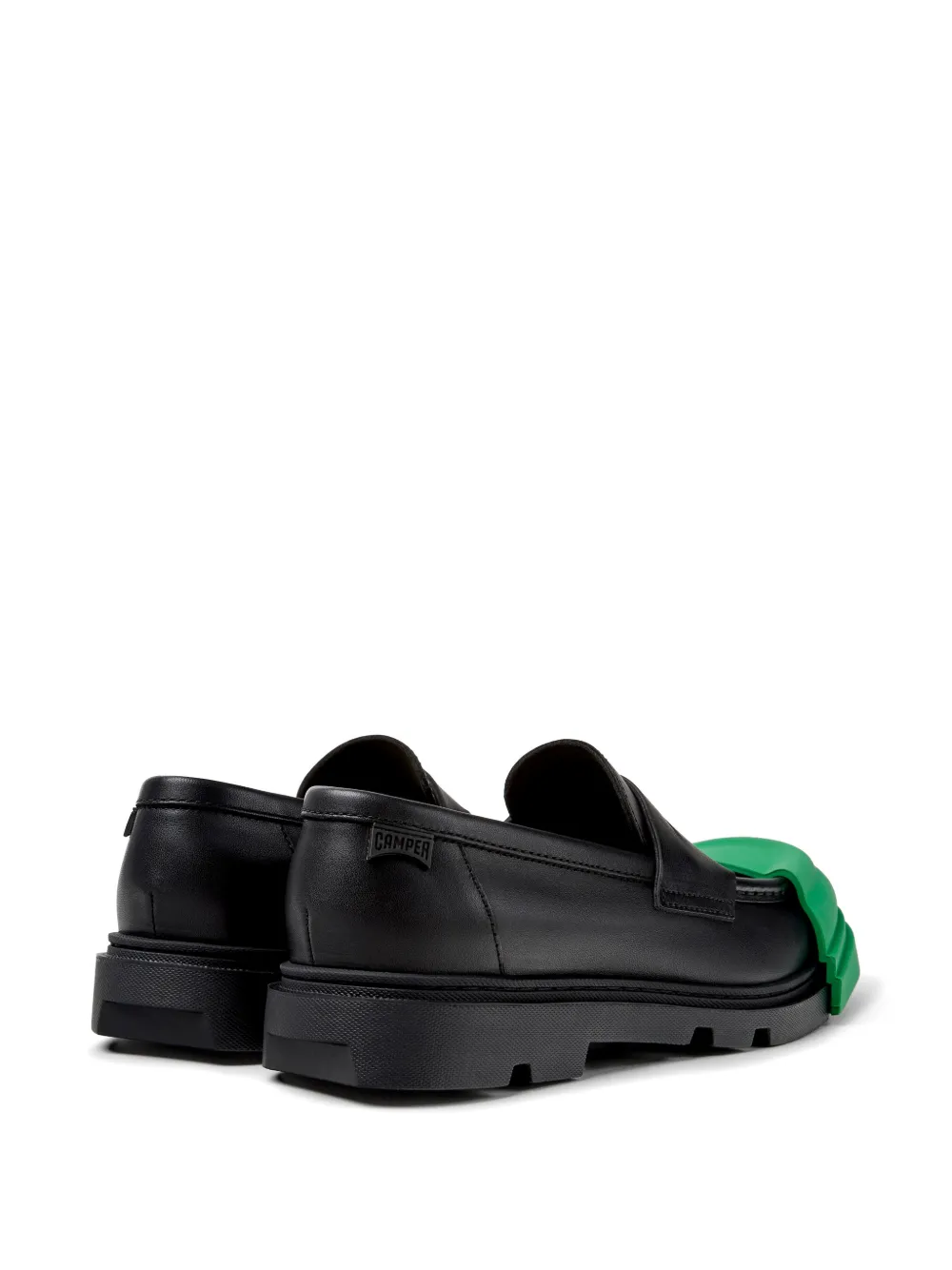 Camper Junction leather loafers Zwart