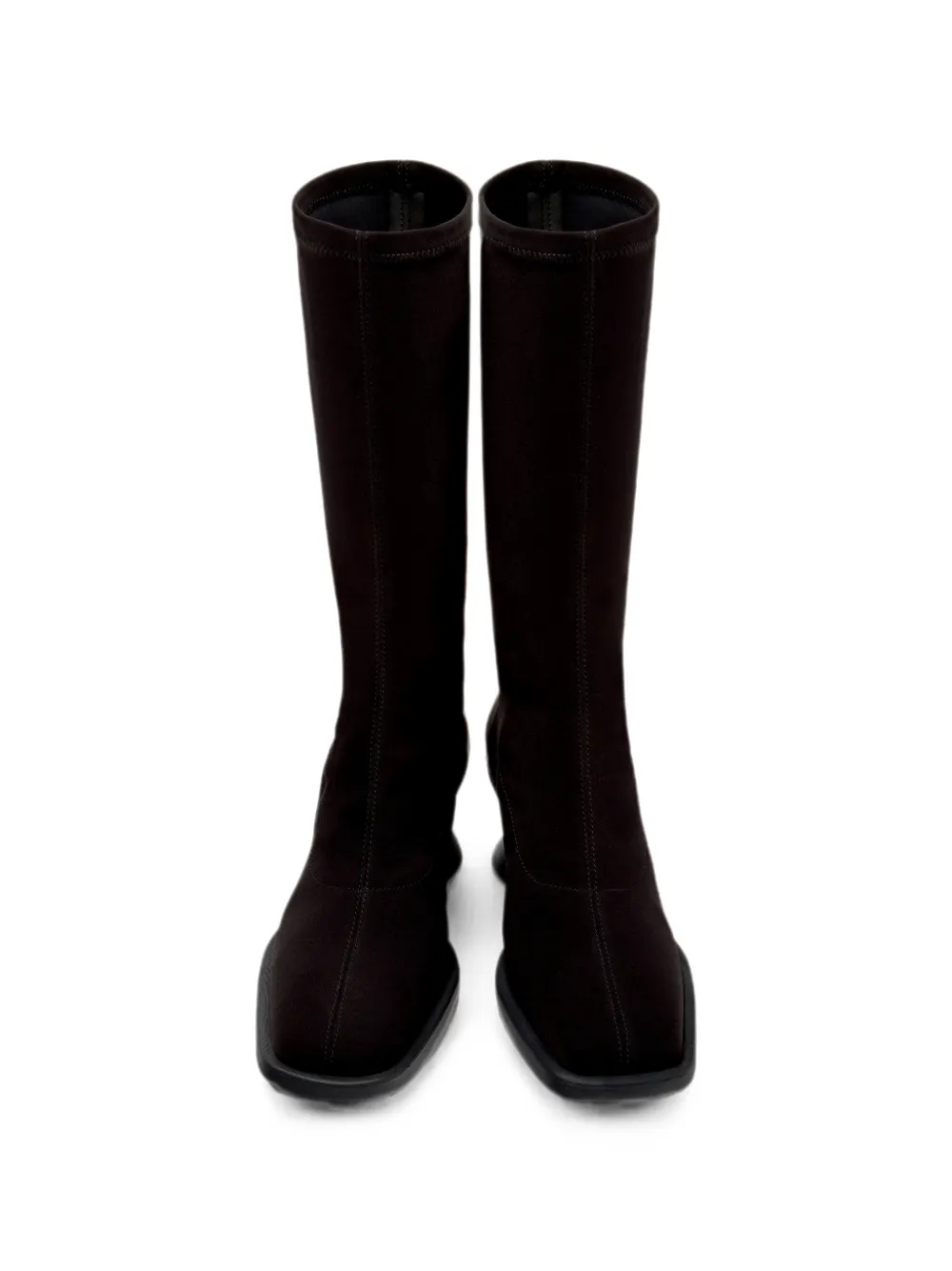 Camper Louise wedge ankle boots Zwart