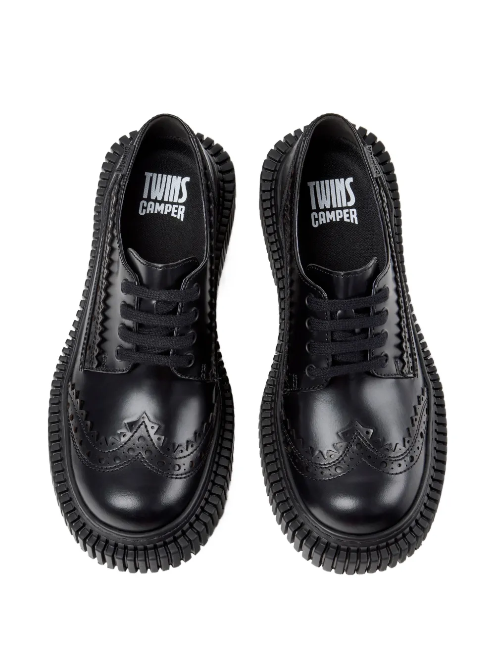 Camper Pix Berlin derby schoenen Zwart