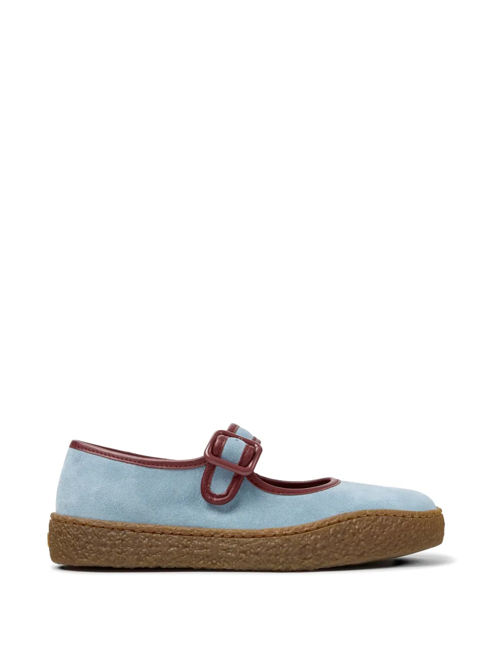 Camper Peu Terreno suede ballet flats Blauw