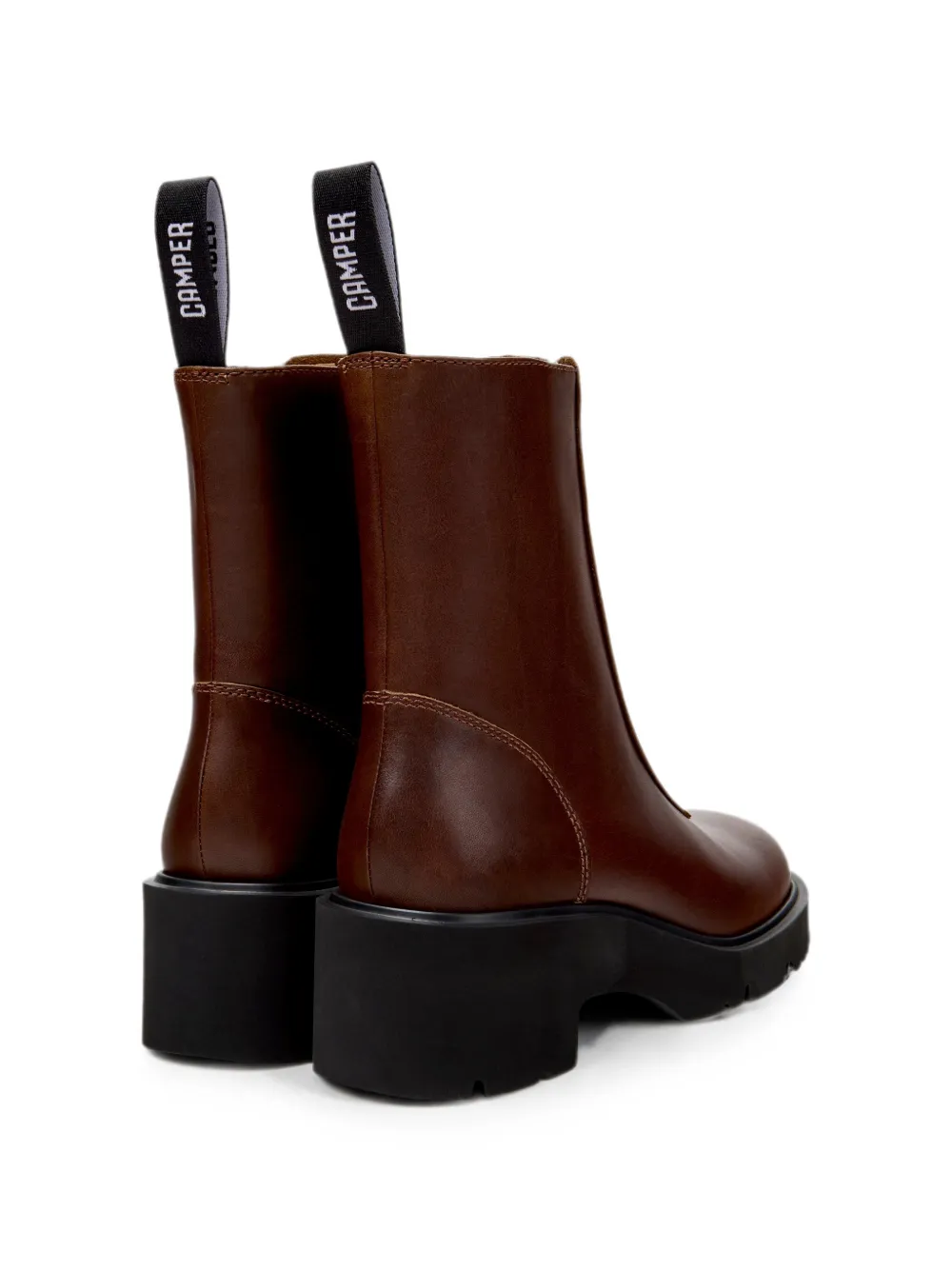 Camper Milah zip-front ankle boots Bruin