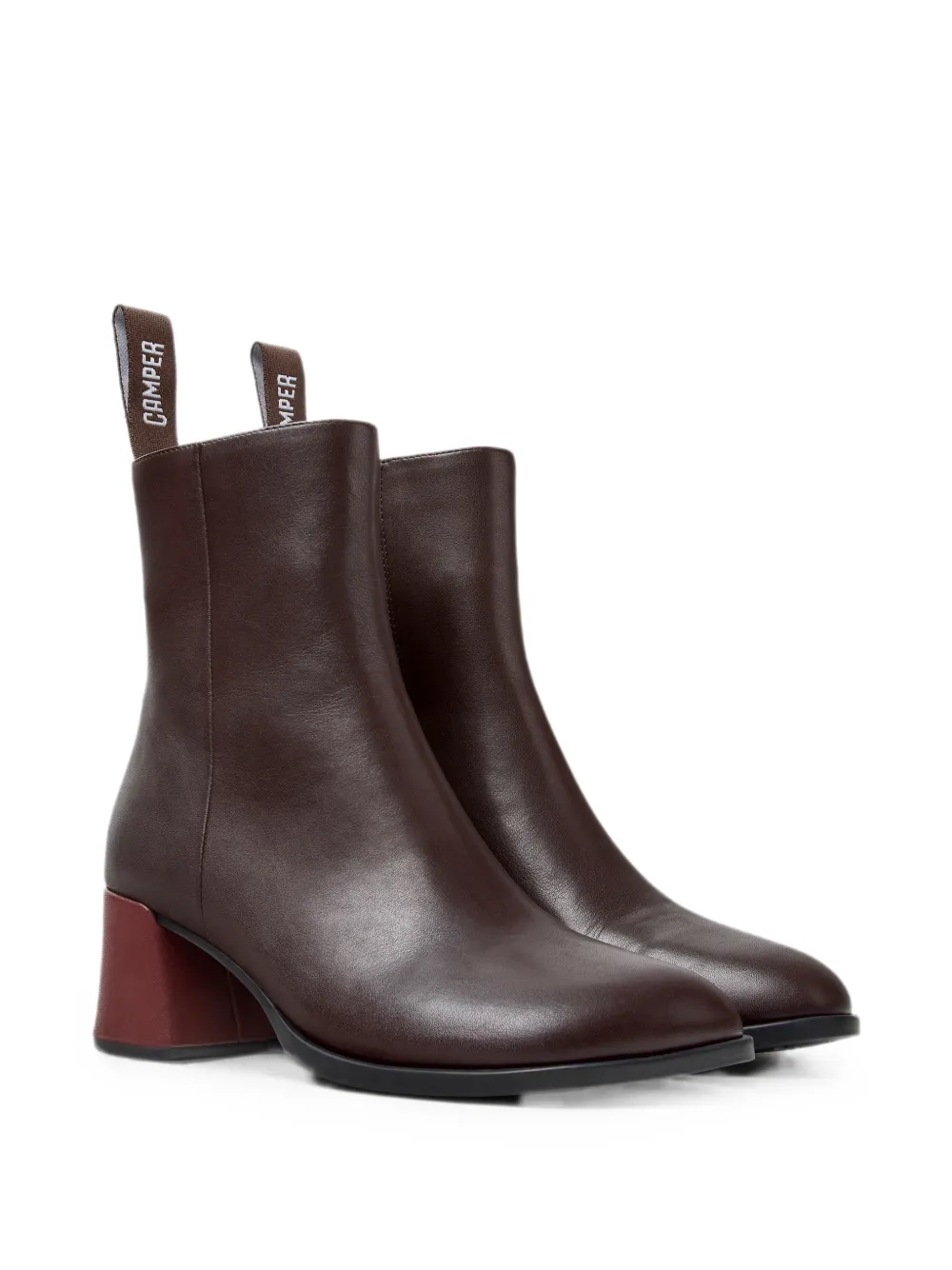 Camper Kora leather ankle boots Bruin