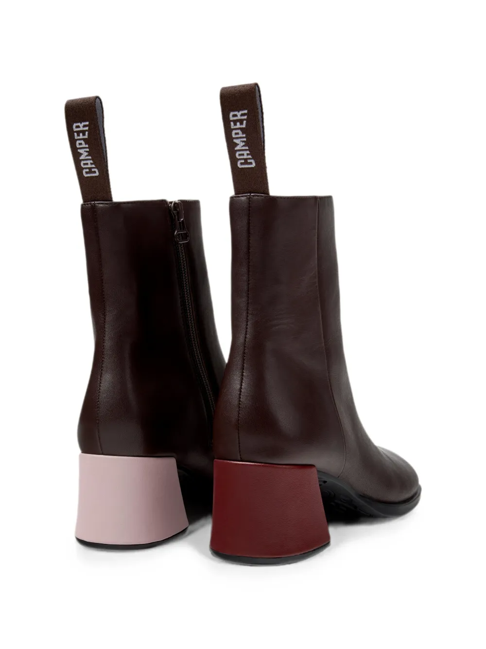 Camper Kora leather ankle boots Bruin