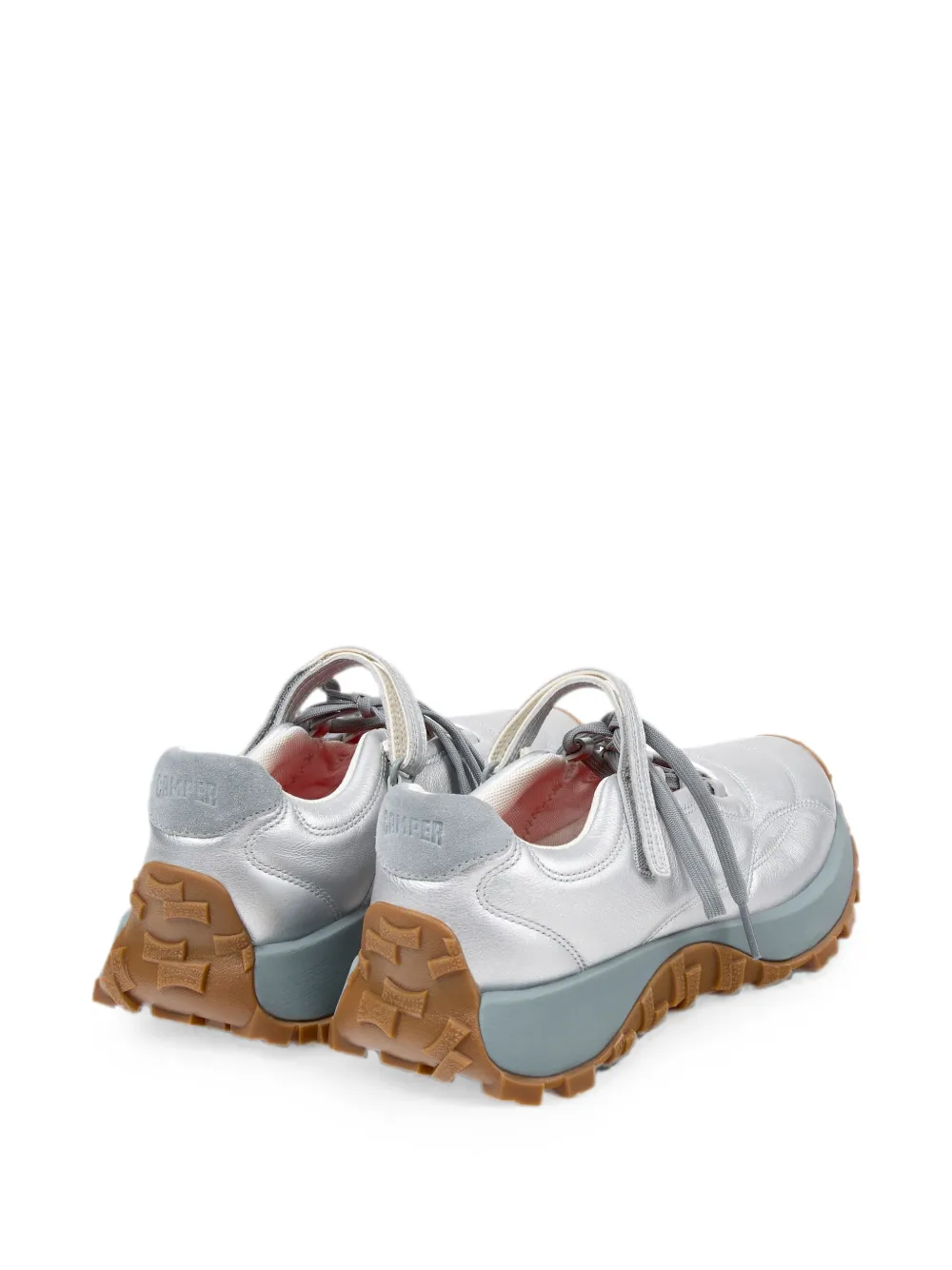 Camper Drift Trail leather sneakers Zilver