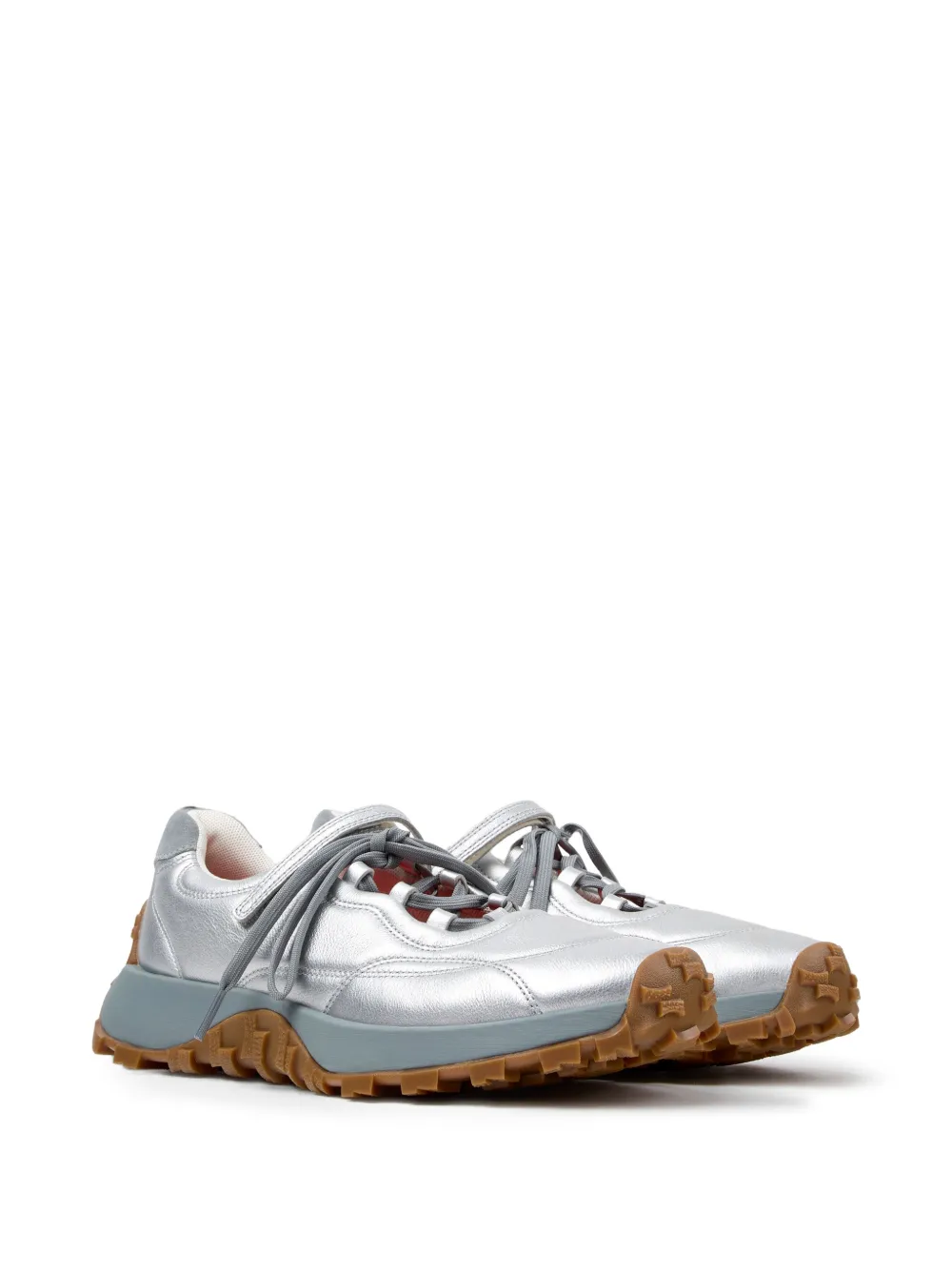 Camper Drift Trail leather sneakers Zilver