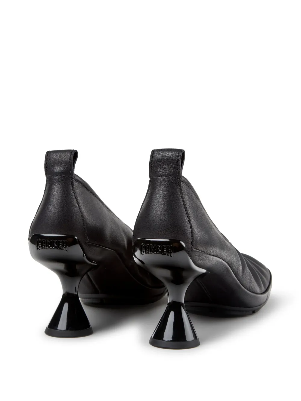 Camper Right Left leather pumps Zwart