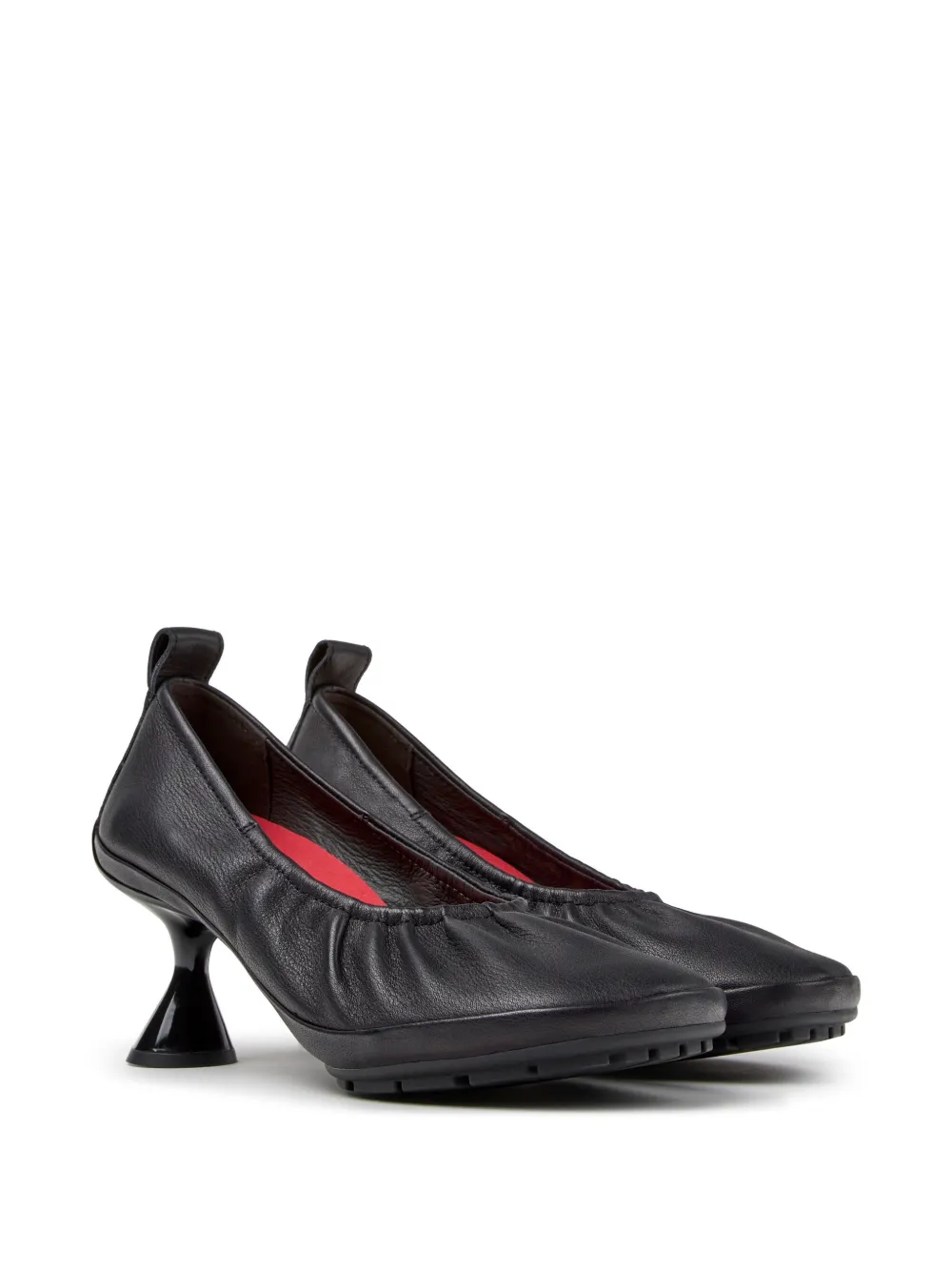 Camper Right Left leather pumps Zwart