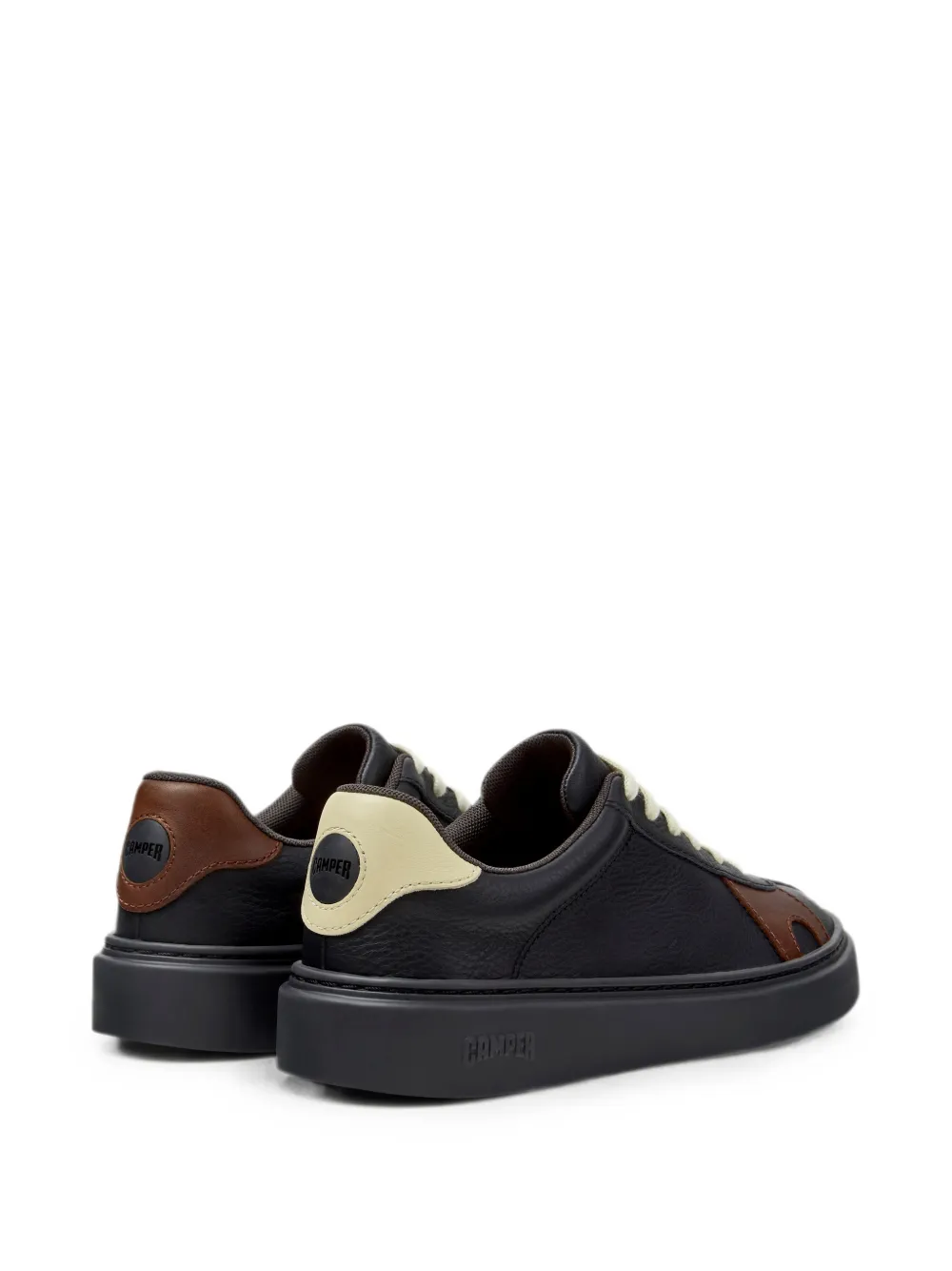 Camper Twins lace-up sneakers Zwart
