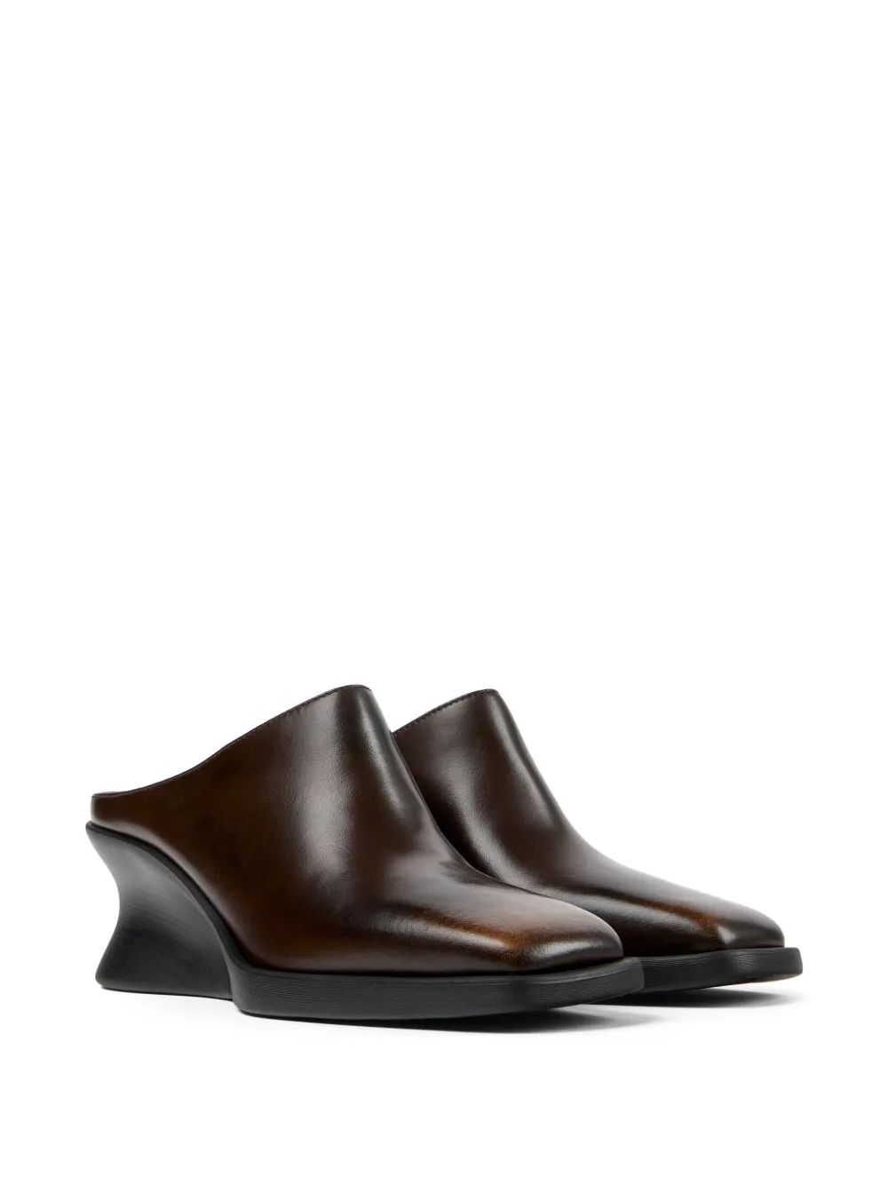 Camper Louise leather mules Bruin