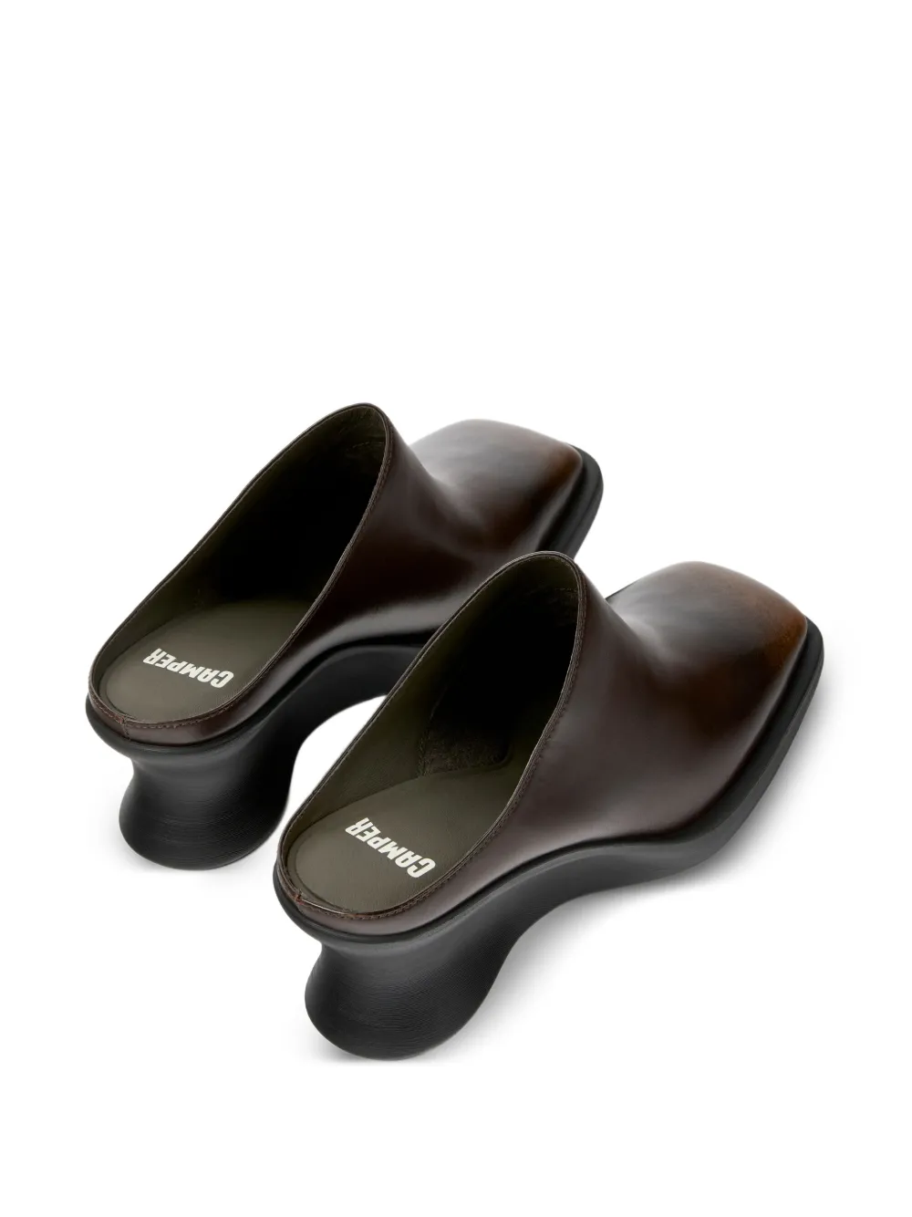 Camper Louise leather mules Bruin
