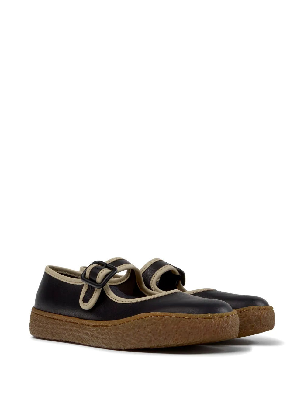 Camper Peu Terreno buckle-fastening ballet flats Bruin