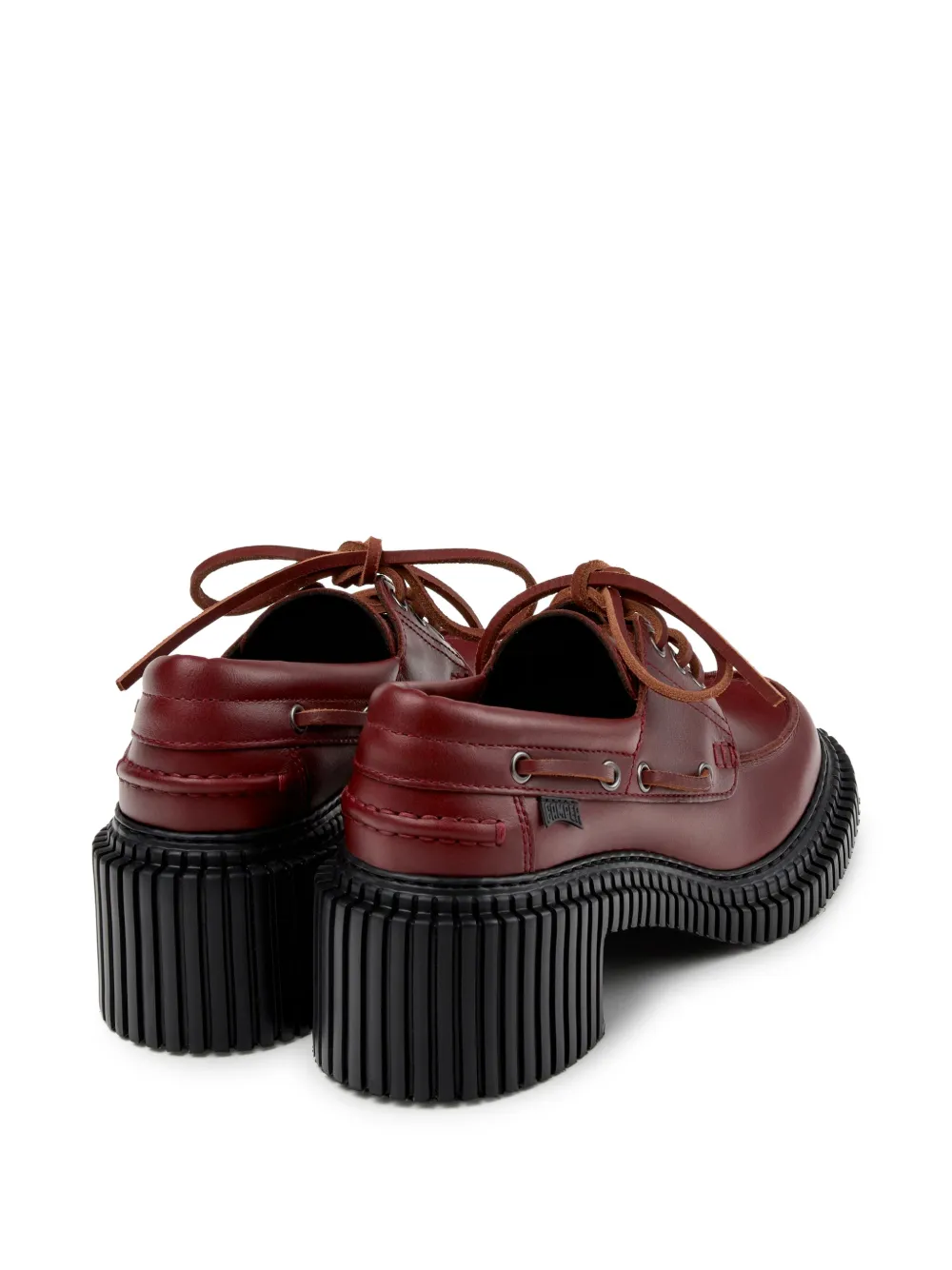 Camper Pix leather loafers Rood