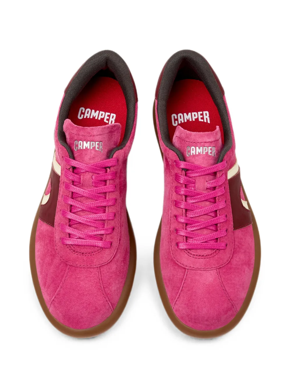Camper Pelotas Soller nubuck leather sneakers Roze