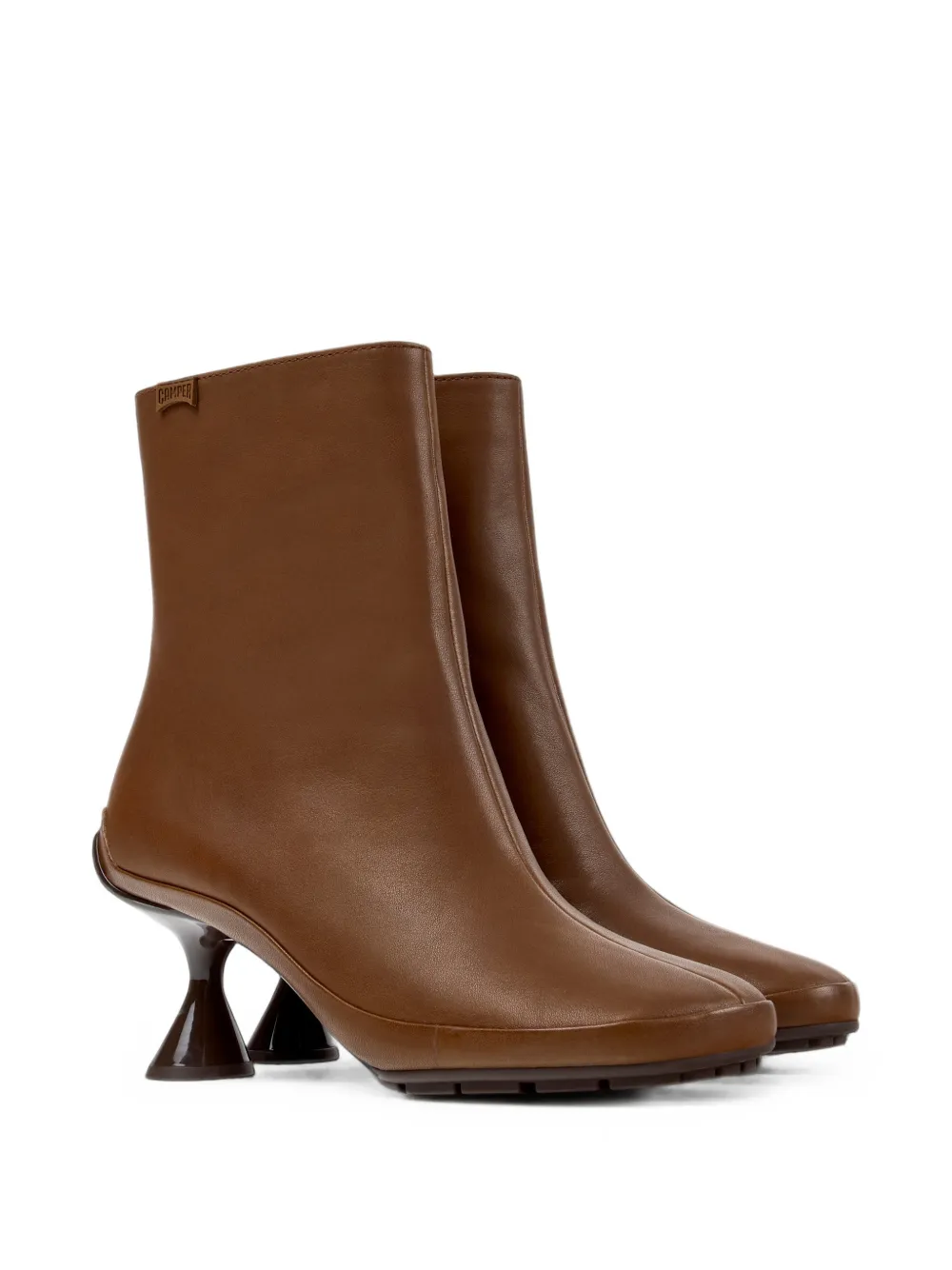 Camper Right Left leather ankle boots Bruin