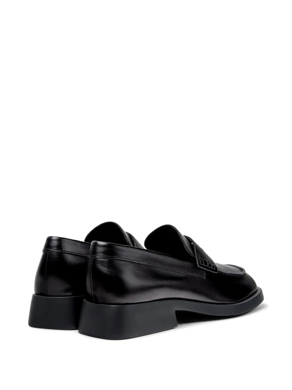 Camper Donna loafers van glad leer Zwart