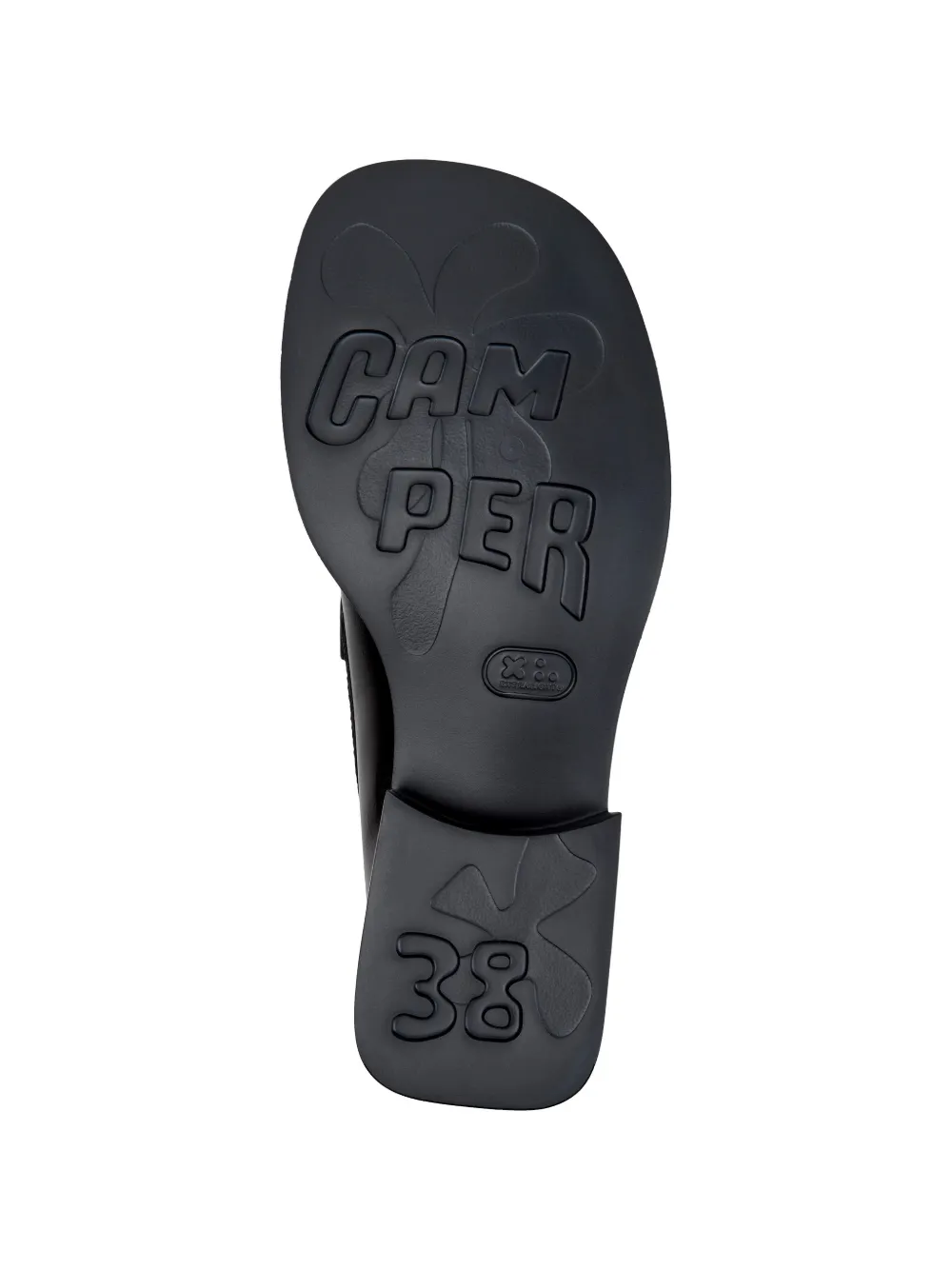 Camper Donna loafers van glad leer Zwart