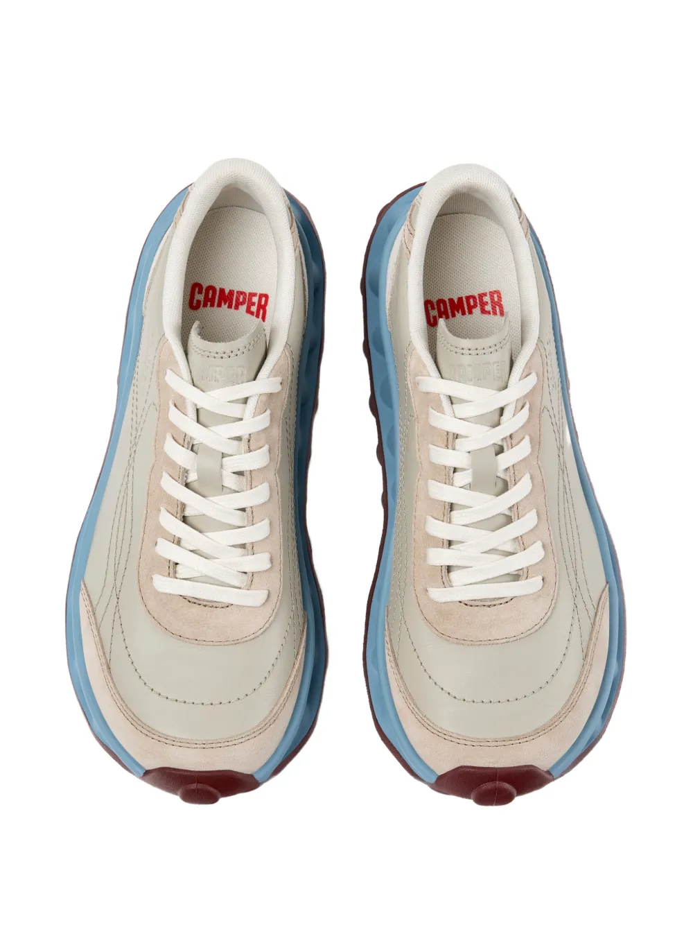 Camper x Sunnei Pelotissima leather sneakers Beige