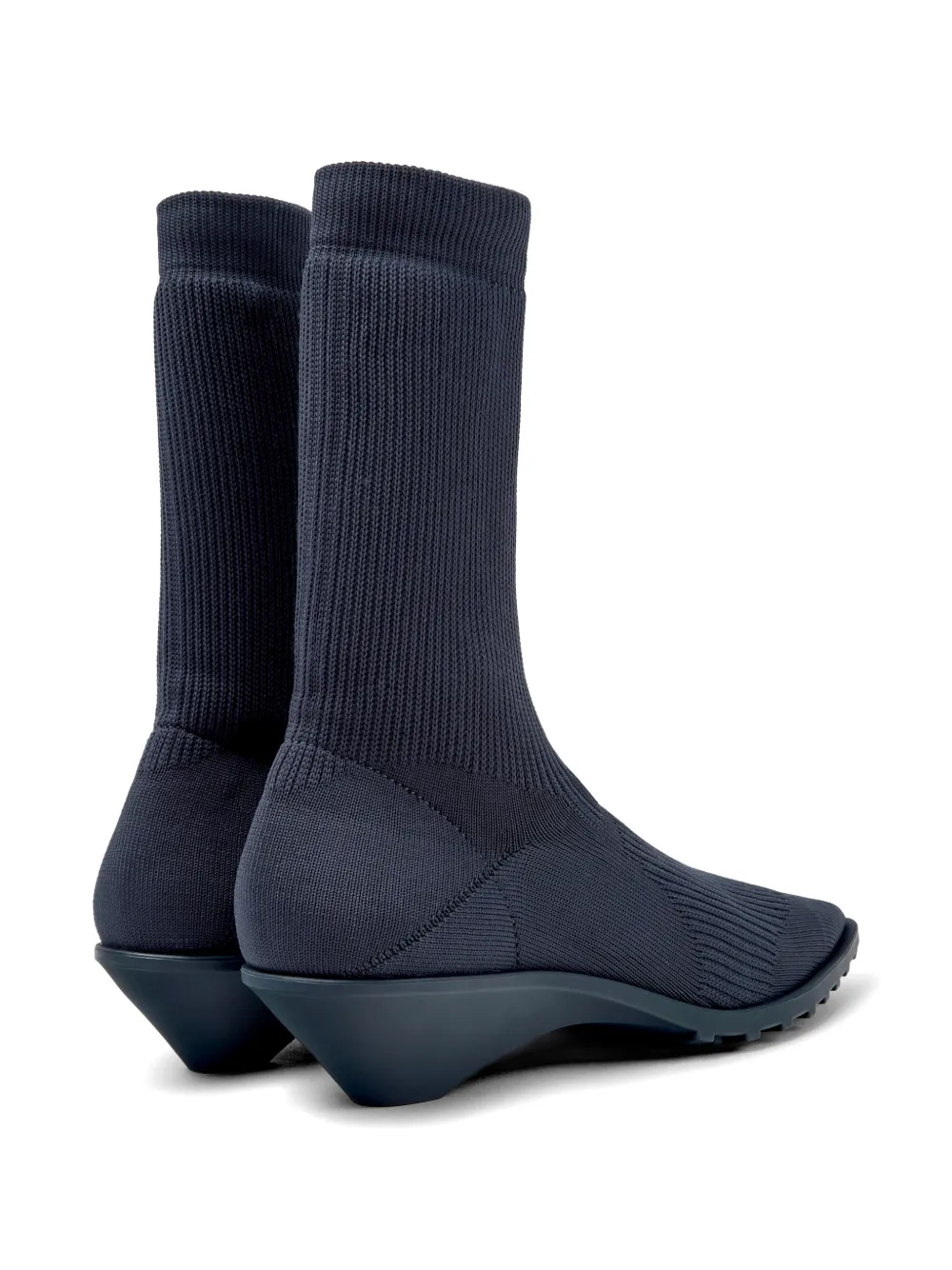 Camper Anna enkellaarzen met puntige neus Blauw