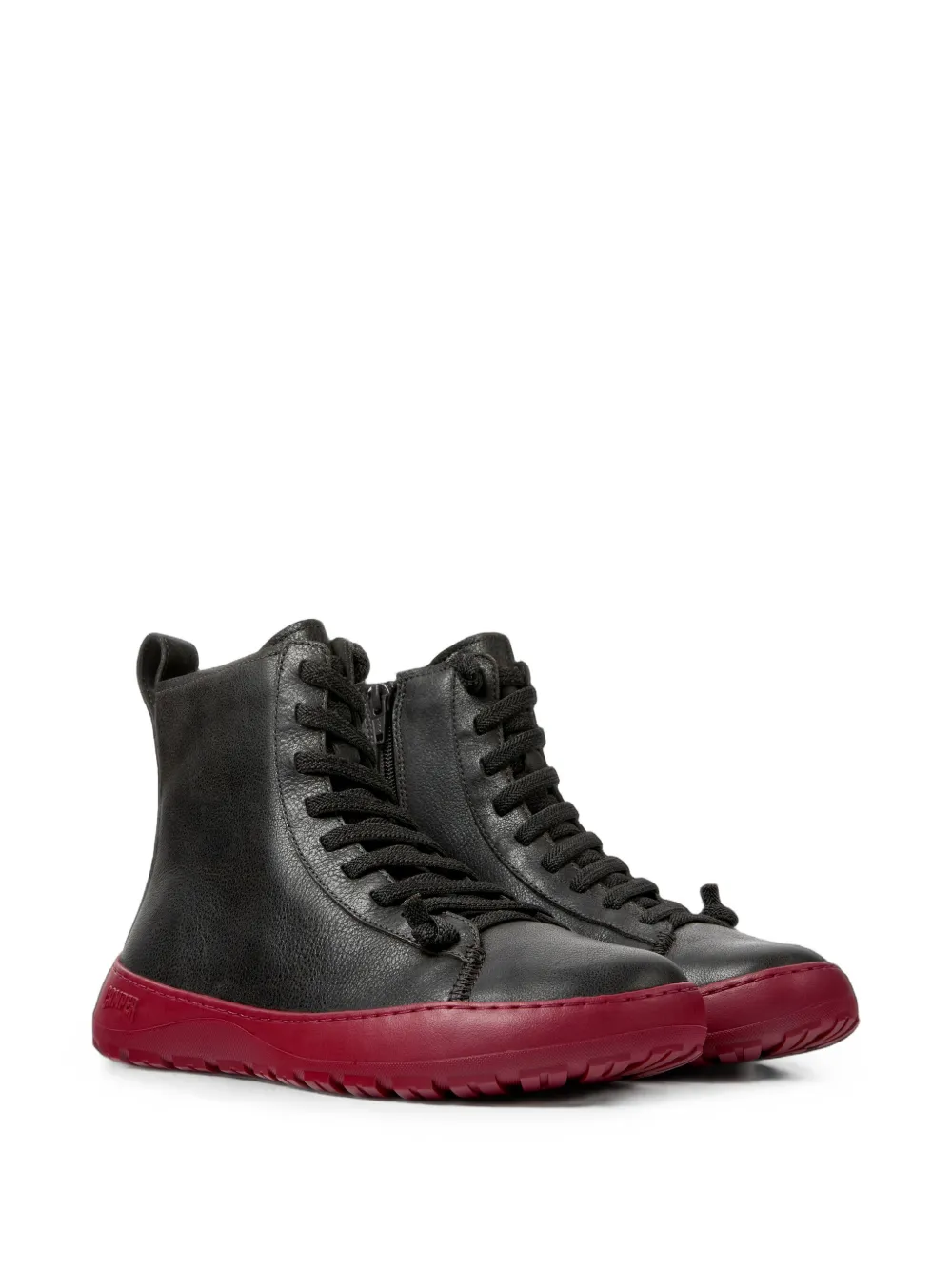 Camper lace-up ankle boots Zwart
