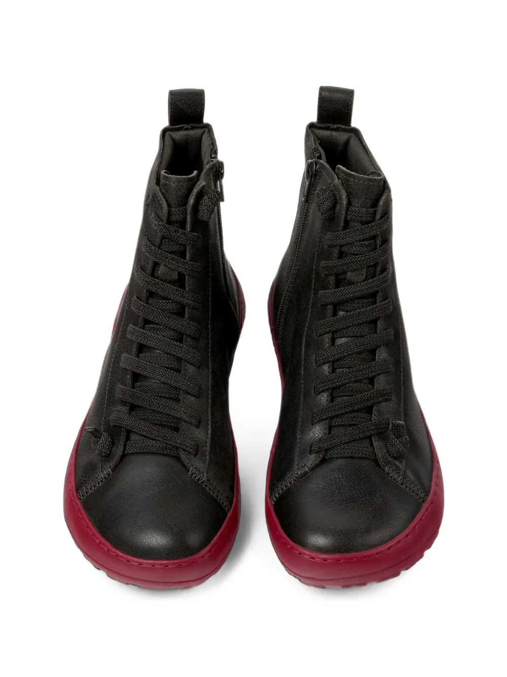 Camper lace-up ankle boots Zwart