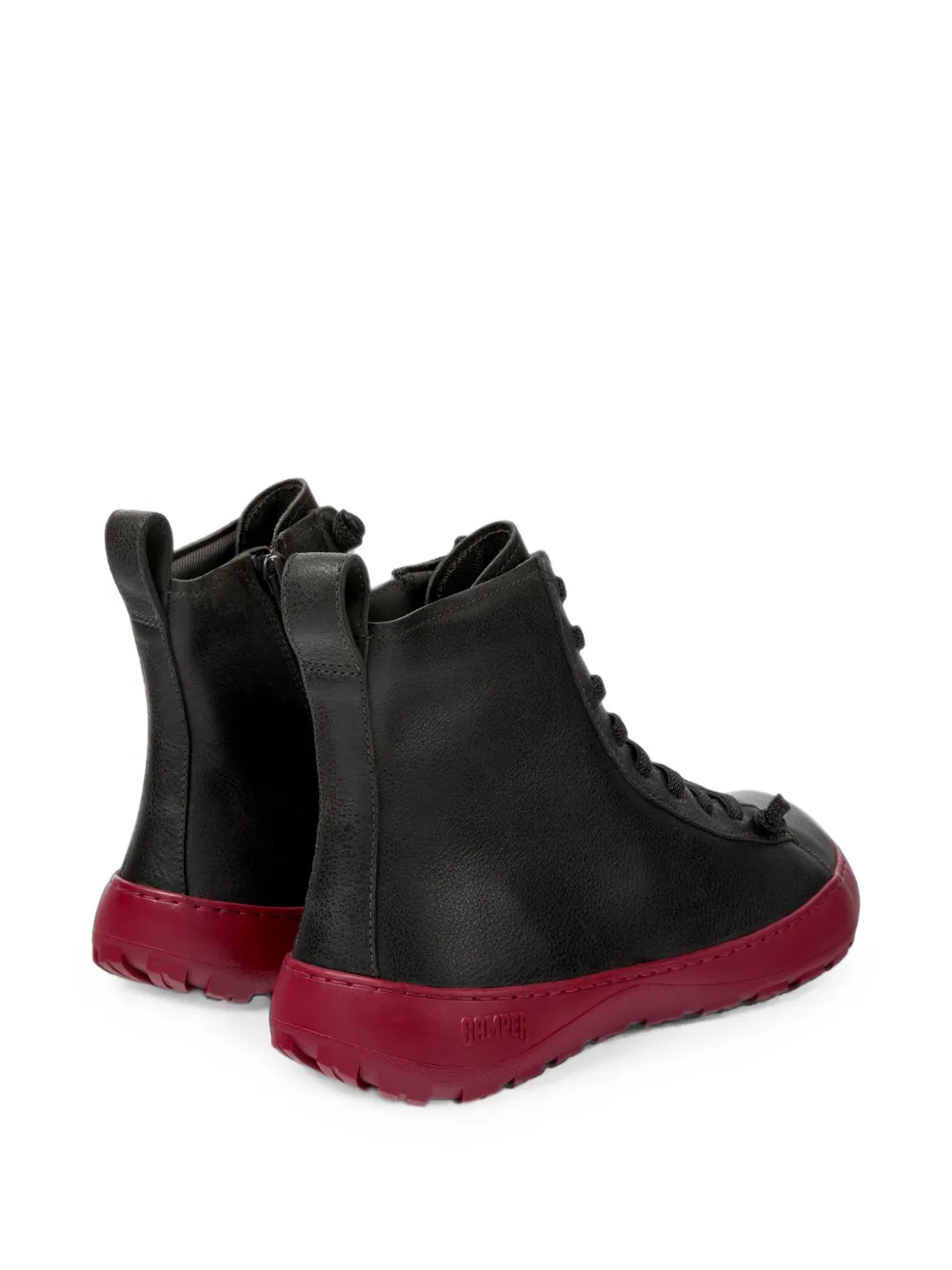Camper lace-up ankle boots Zwart