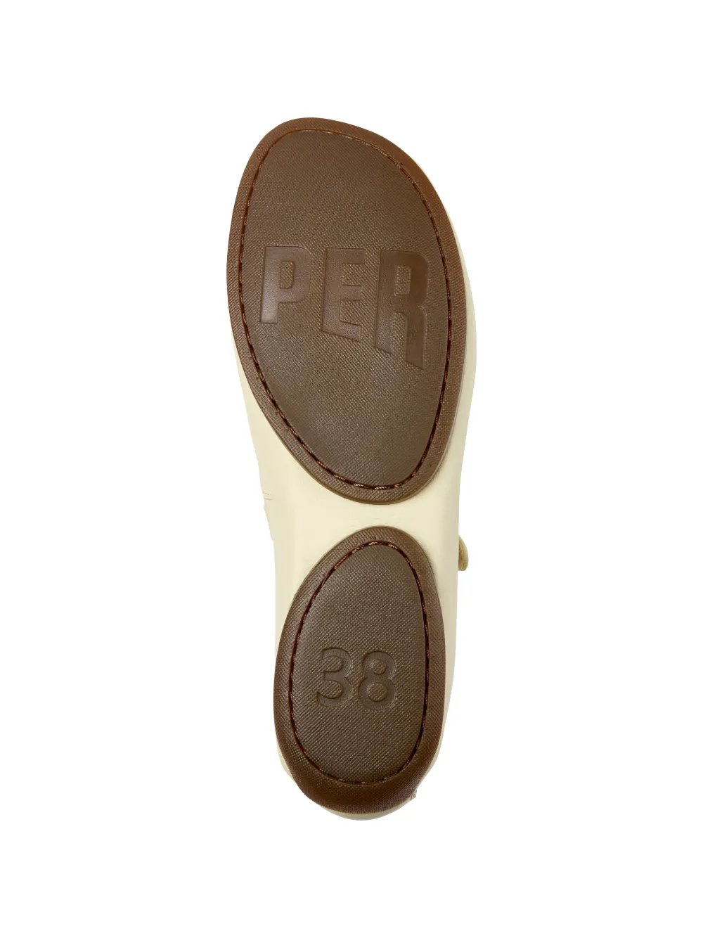 Camper Right Nina touch-strap ballet flats Beige
