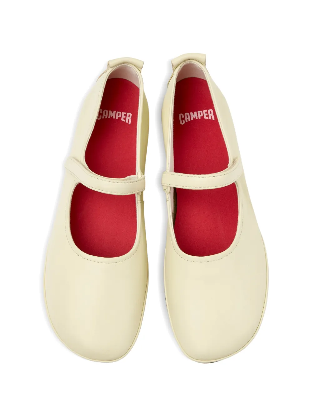 Camper Right Nina touch-strap ballet flats Beige