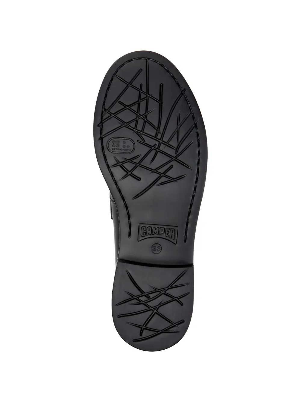 Camper Dean loafers met bloemenprint Zwart