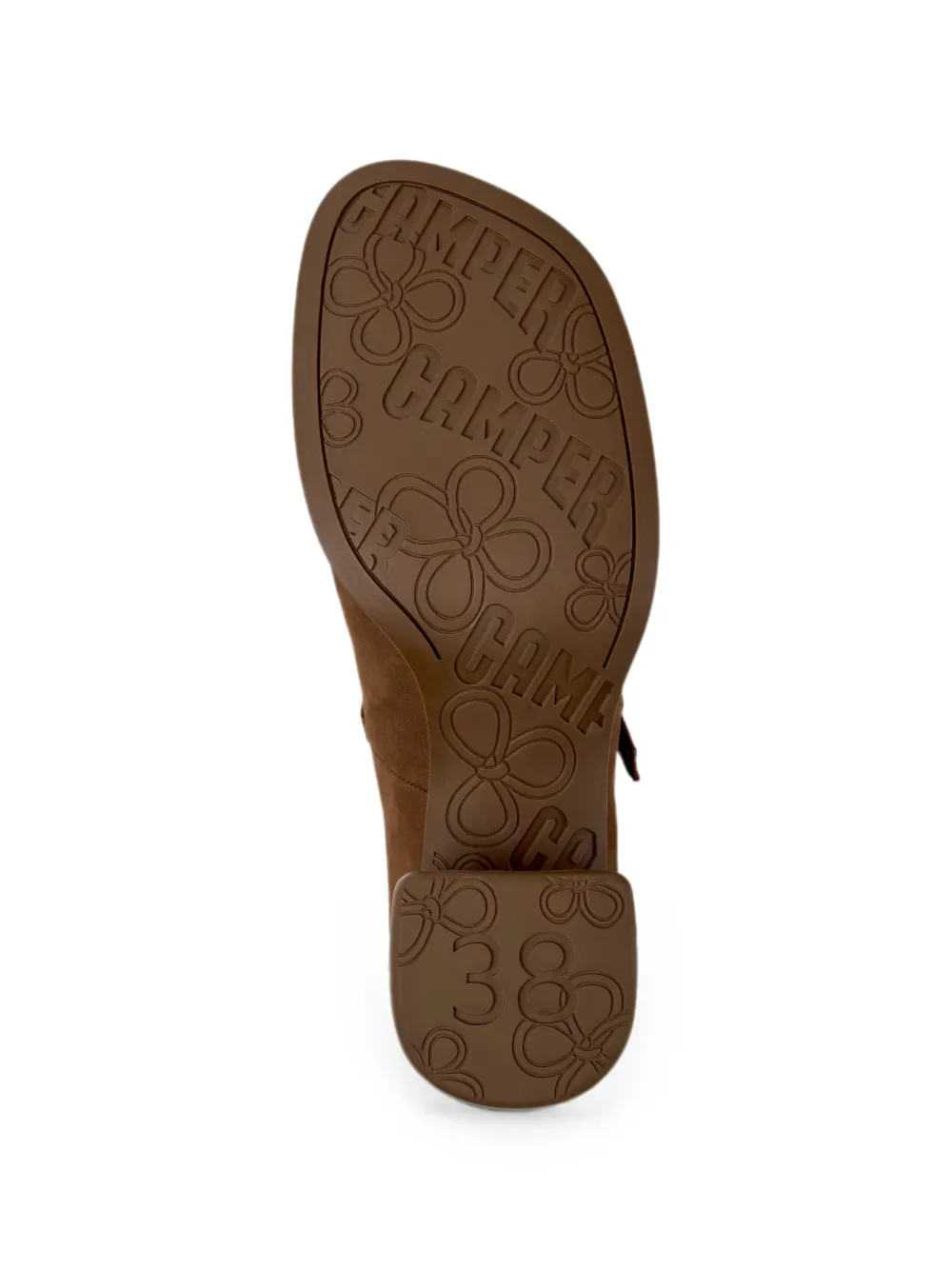 Camper Kora pumps met gespsluiting Bruin