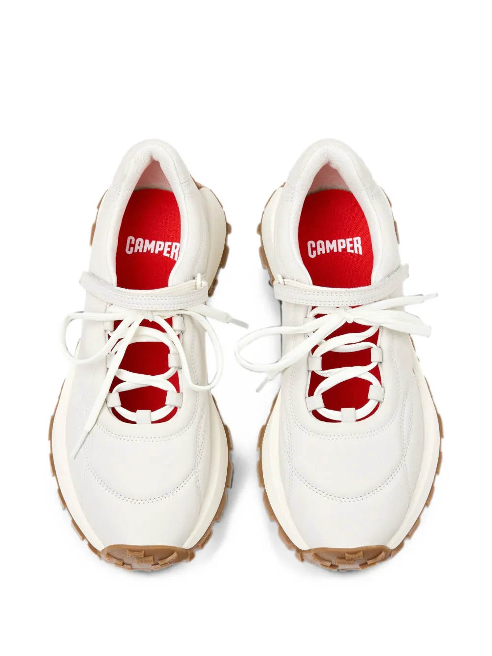 Camper Drift Trail leren sneakers Beige