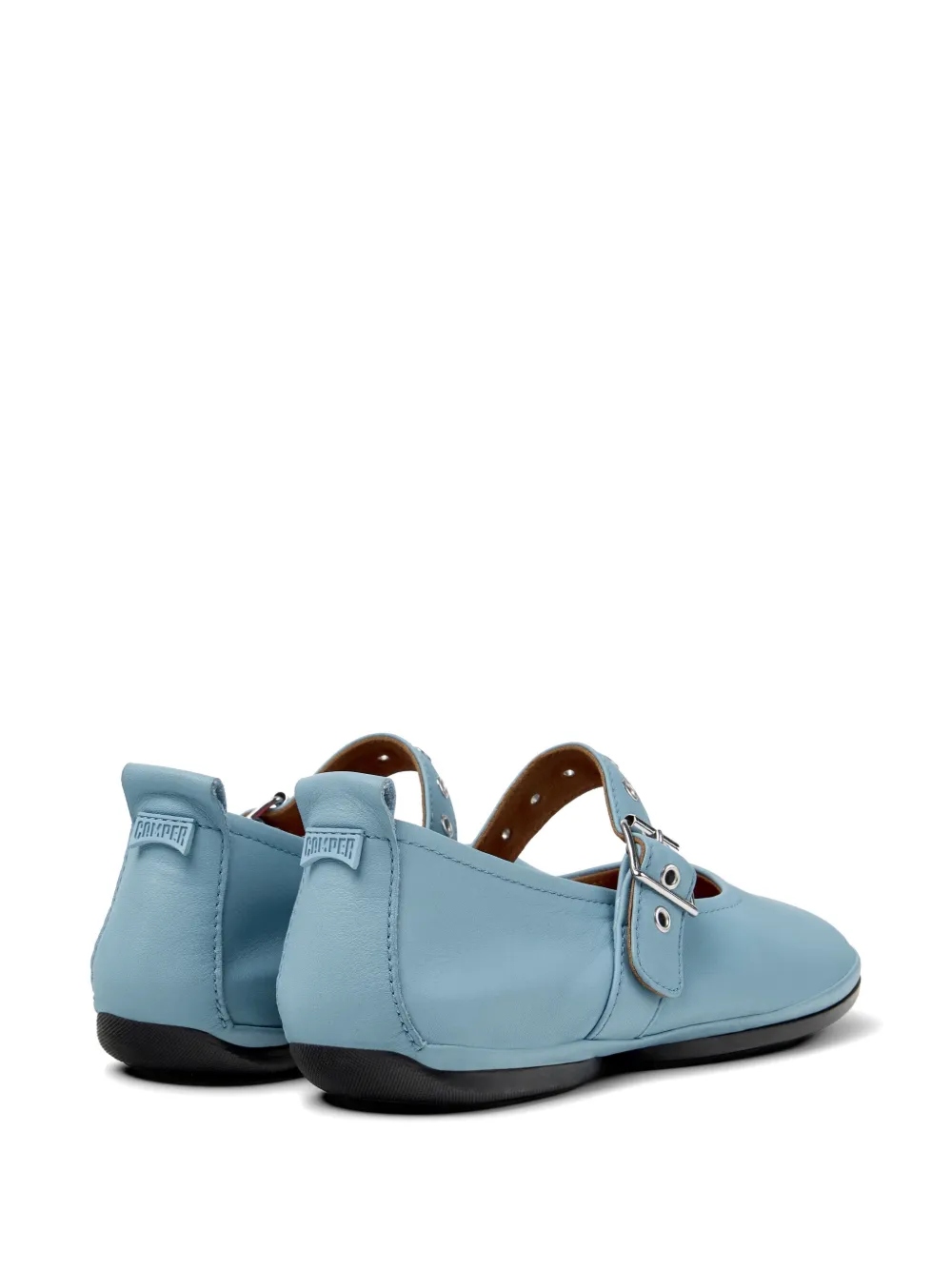 Camper Right Nina buckle-strap ballet flats Blauw
