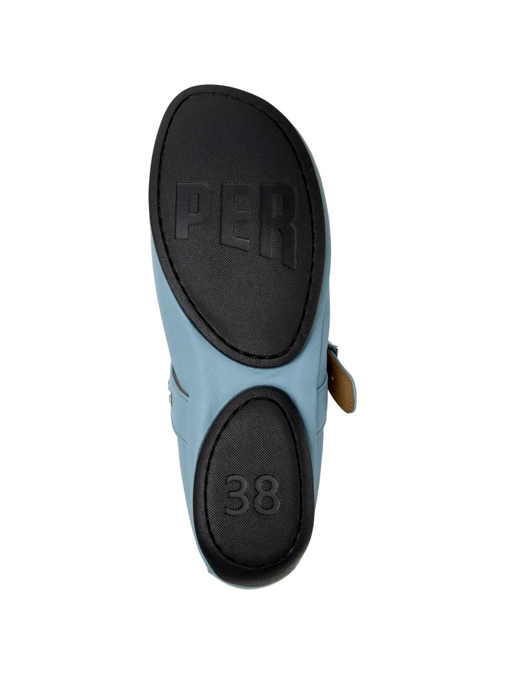 Camper Right Nina buckle-strap ballet flats Blauw