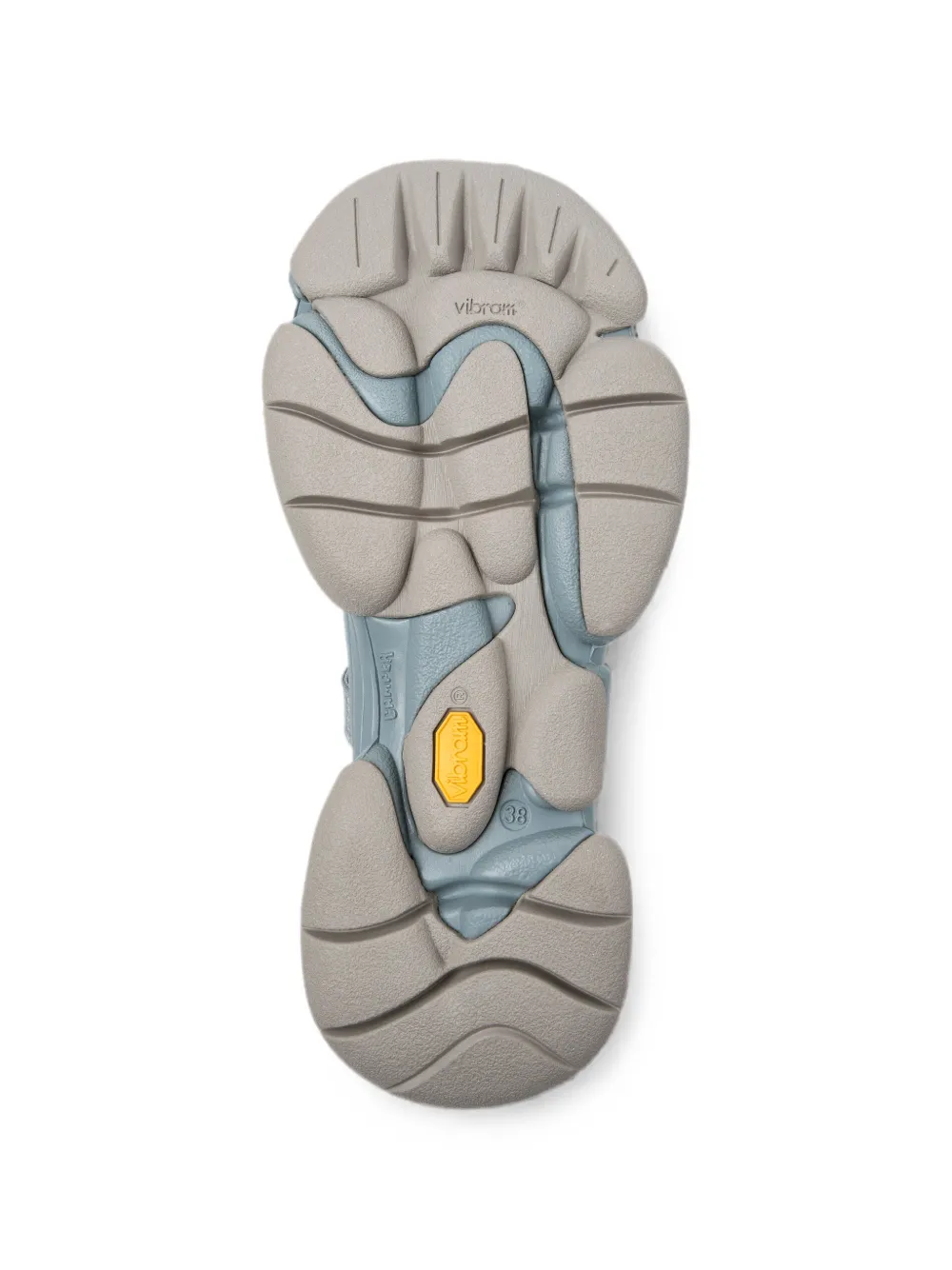 Camper Karst leren ballerina's Zilver