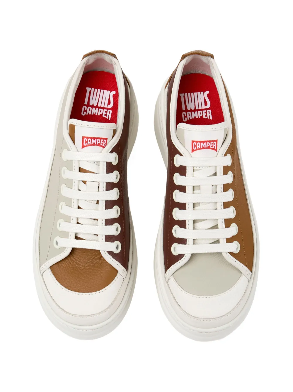 Camper Runner Up Twins leather sneakers Beige