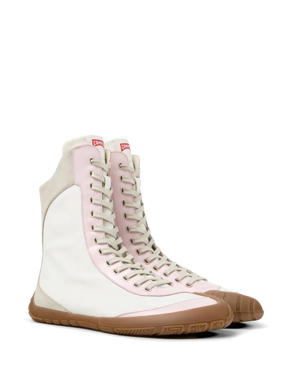 Camper Peu Path+ lace-up ankle boots Beige