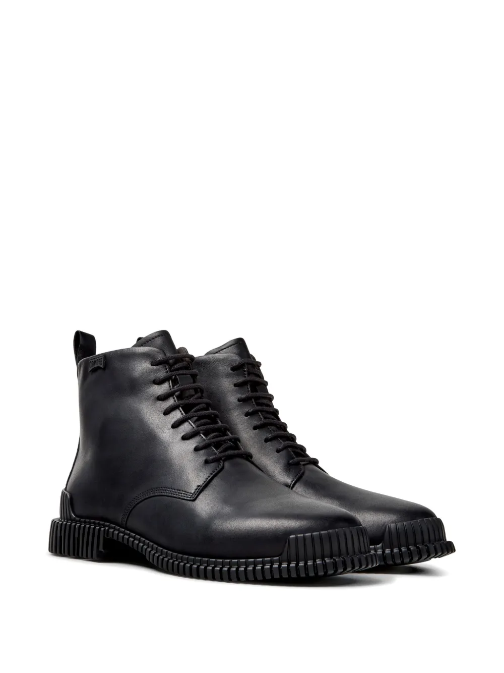 Camper Pix lace-up ankle boots Zwart