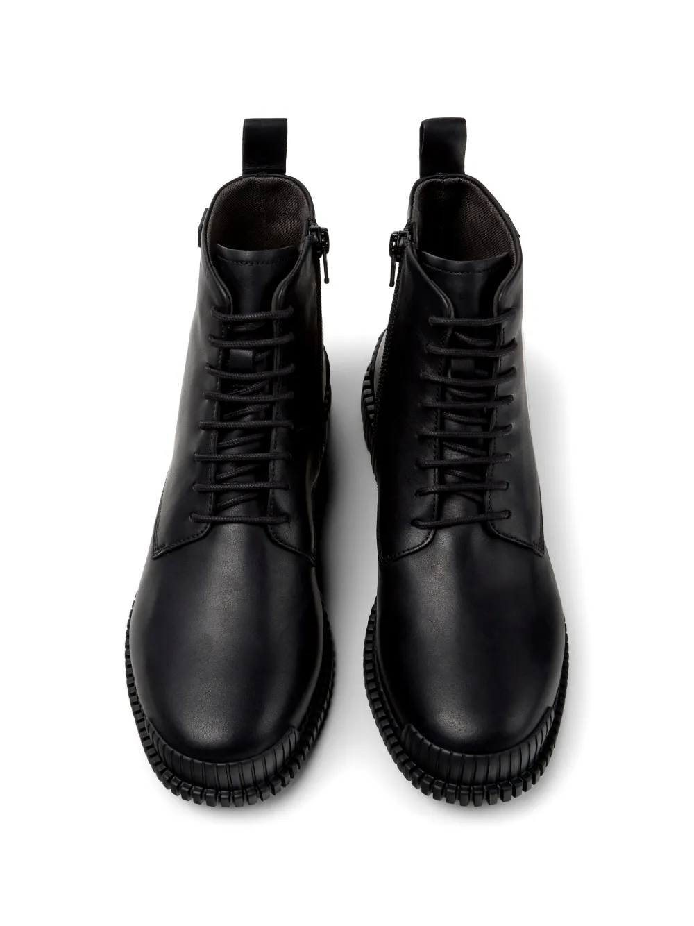 Camper Pix lace-up ankle boots Zwart