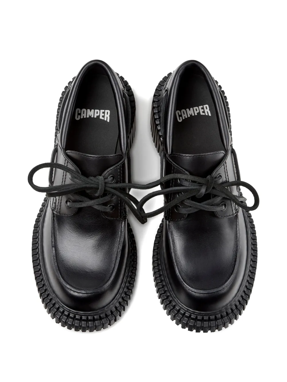 Camper Pix London lace-up loafers Zwart
