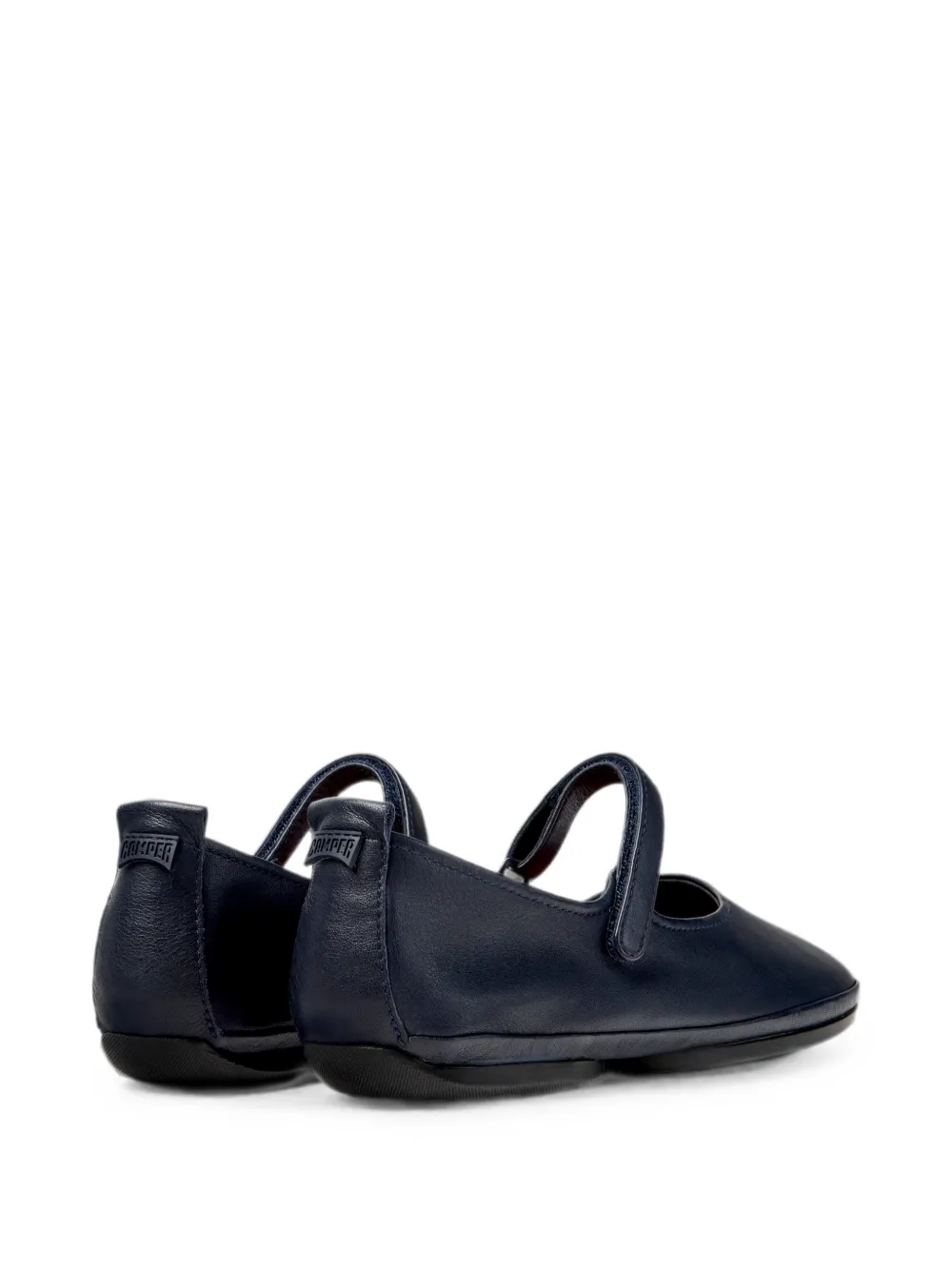 Camper Right Nina leren ballerina's Blauw