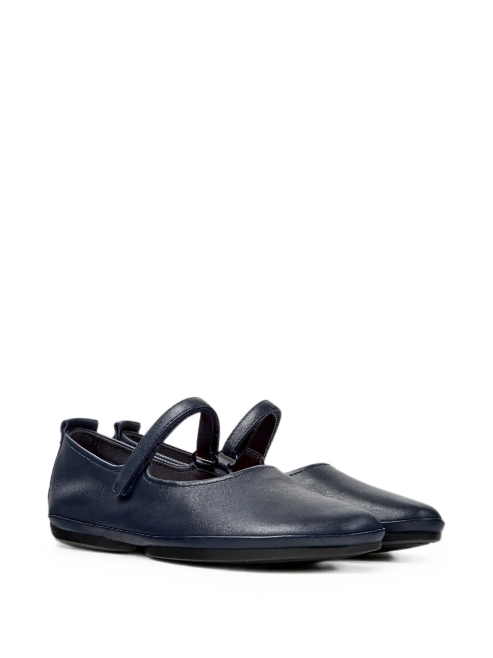 Camper Right Nina leren ballerina's Blauw