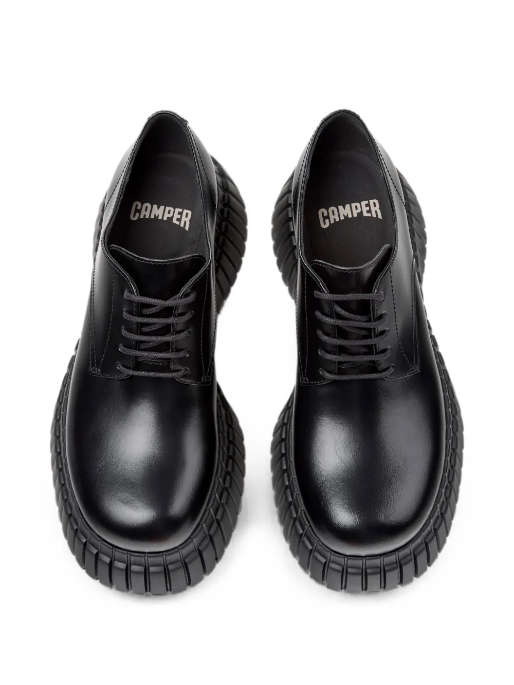 Camper Pix BCN derby schoenen met plateauzool Zwart