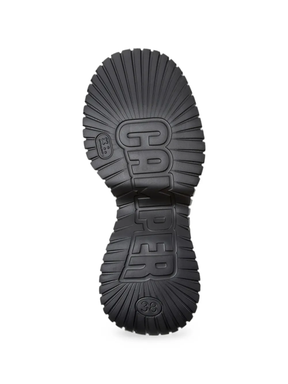 Camper Pix BCN derby schoenen met plateauzool Zwart