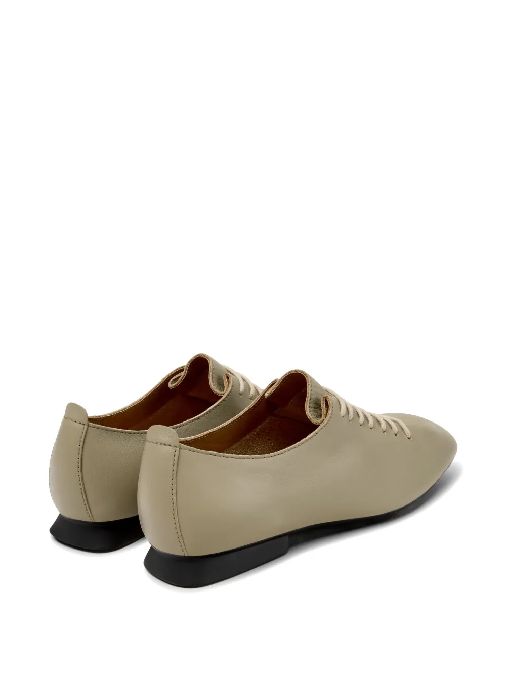 Camper Casi Myra lace-up ballet flats Beige
