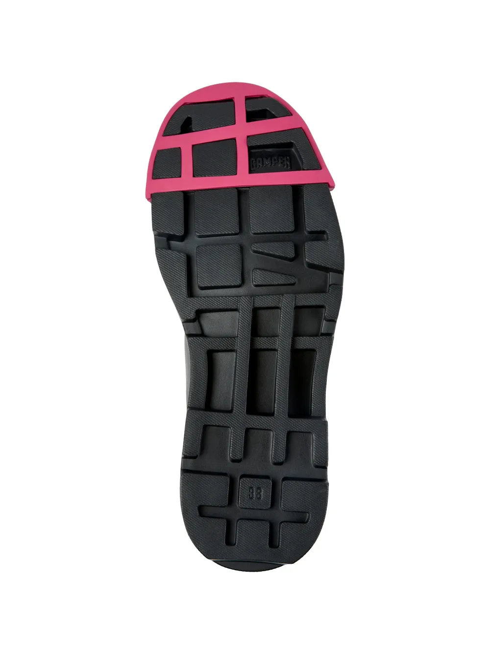 Camper Junction leren Derby schoenen Zwart