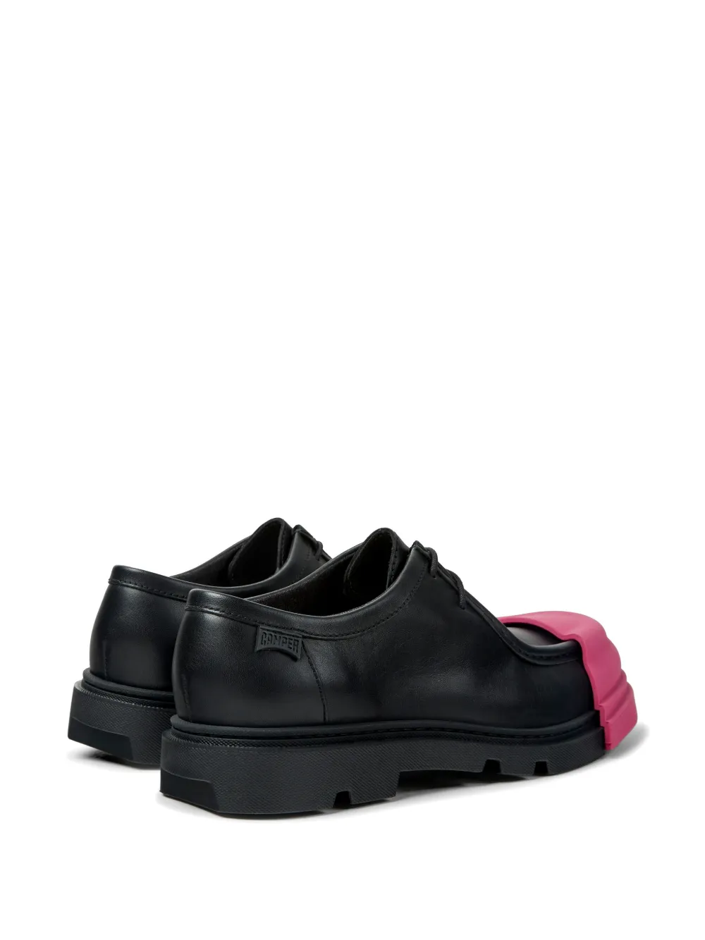 Camper Junction leren Derby schoenen Zwart