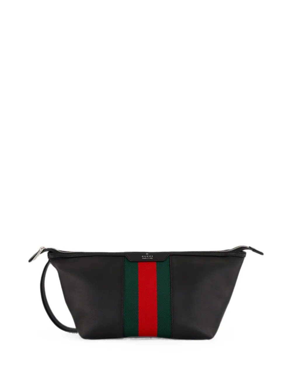 Gucci Kulturbeutel mit Webstreifen - Schwarz