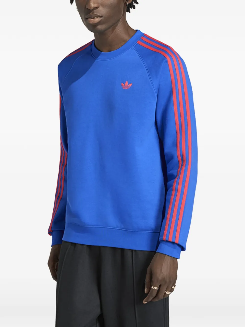 adidas 3-Stripes crew-neck sweater - Blu